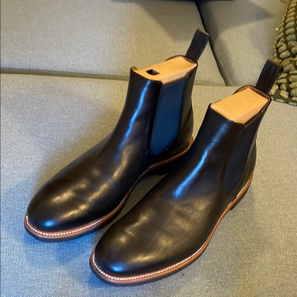 JCrew Kenton Chelsea Boots, Black 10.5 NIB